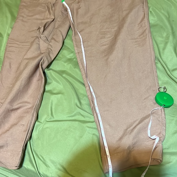 Button Front Utility Jumpsuit. medium but runs big. Please refer to measurement. - Picture 10 of 11